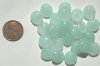 25 12x5mm Sea Green Rounded Flat Disks